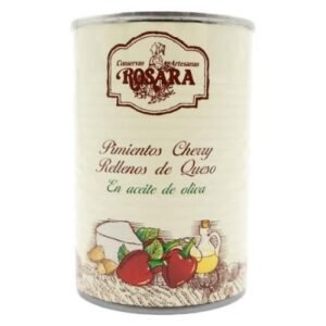 Pimientos Cherry rellenos de queso (Rosara)